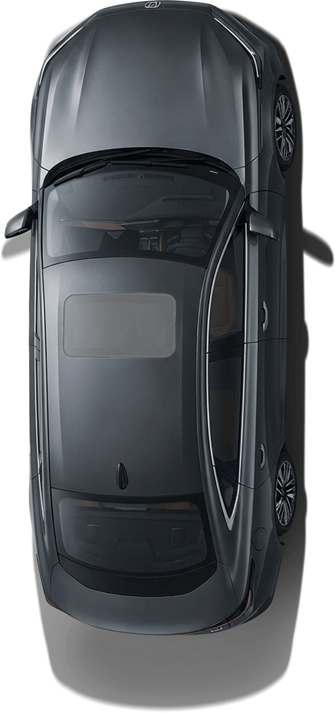 Top view without roof
