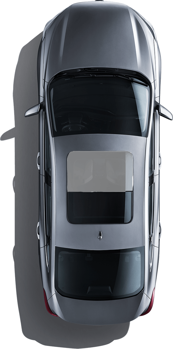 Top view without roof